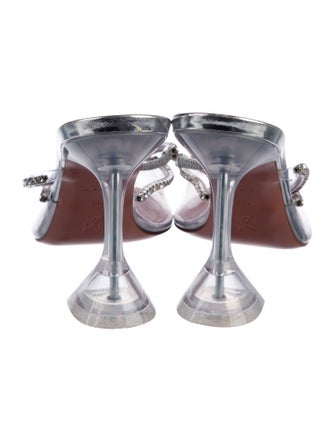 Amina Muaddi Gilda PVC Mules