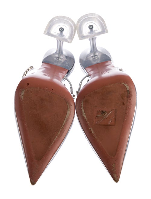 Amina Muaddi Gilda PVC Mules