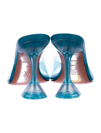 Amina Muaddi Lupita PVC Slides