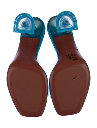 Amina Muaddi Lupita PVC Slides