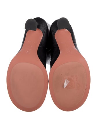 Amina Muaddi Liya Leather Boots