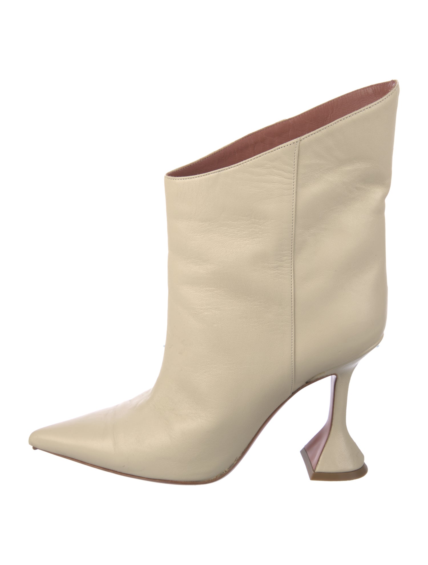 Amina Muaddi Giorgia Leather Boots