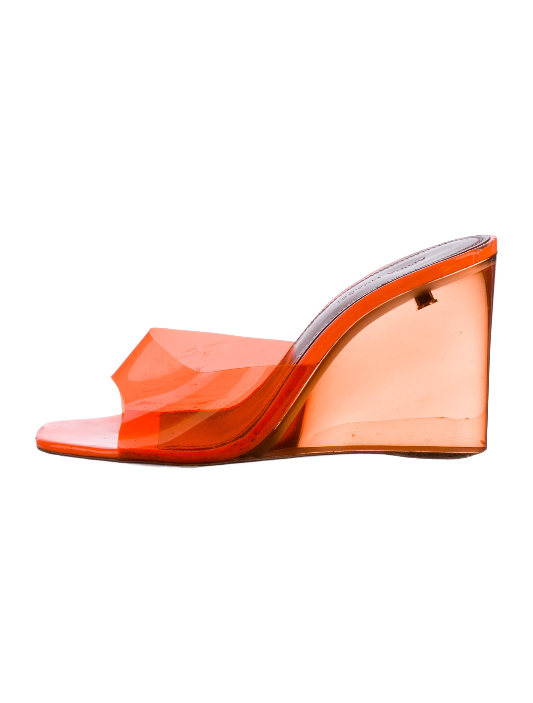 Amina Muaddi Lupita PVC Mules