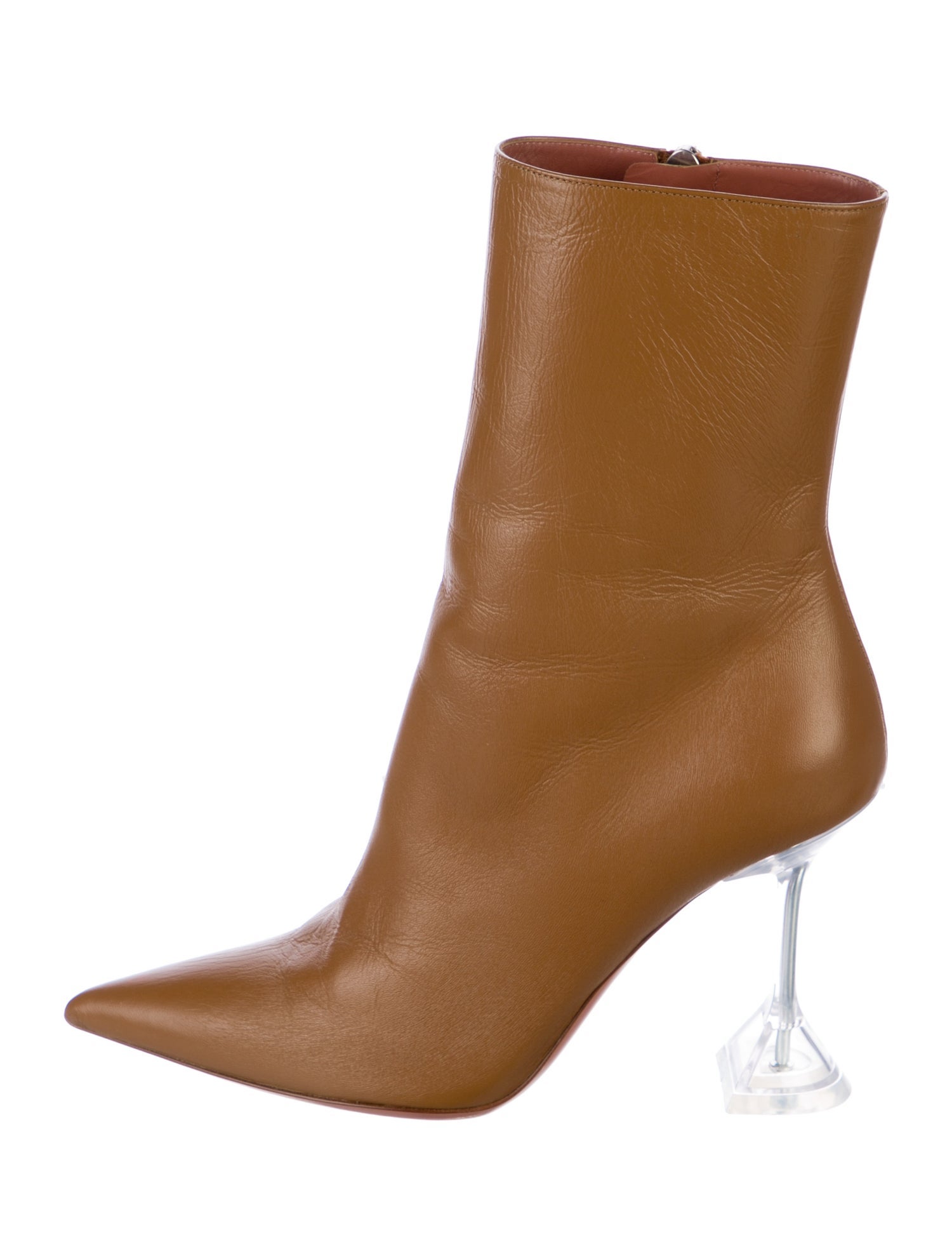 Amina Muaddi Georgia Leather Boots