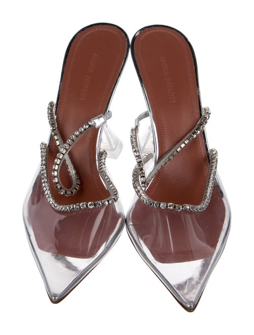 Amina Muaddi Gilda PVC Mules