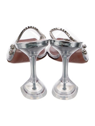 Amina Muaddi Gilda PVC Mules