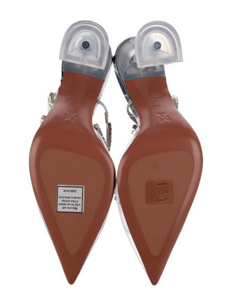 Amina Muaddi Gilda PVC Mules