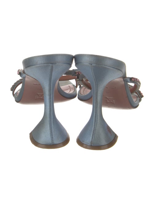 Amina Muaddi Gilda Satin Slides