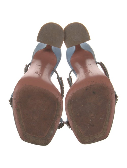 Amina Muaddi Gilda Satin Slides