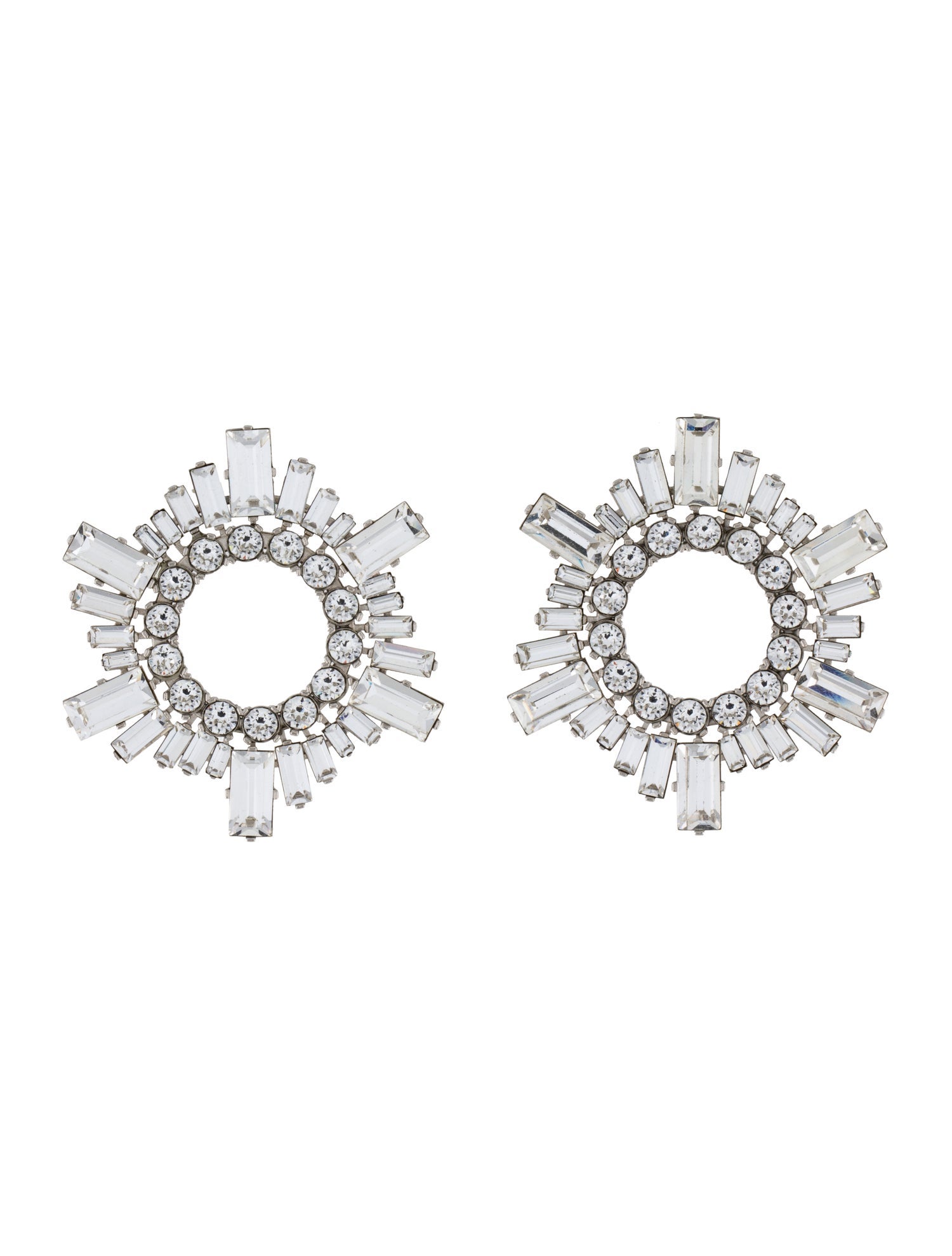 Amina Muaddi Begum Crystal Earrings