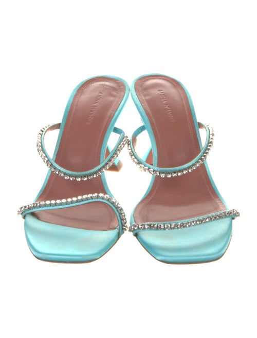 Amina Muaddi Gilda Leather Slides