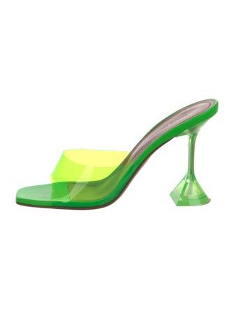 Amina Muaddi Lupita PVC Slides