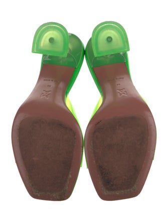 Amina Muaddi Lupita PVC Slides