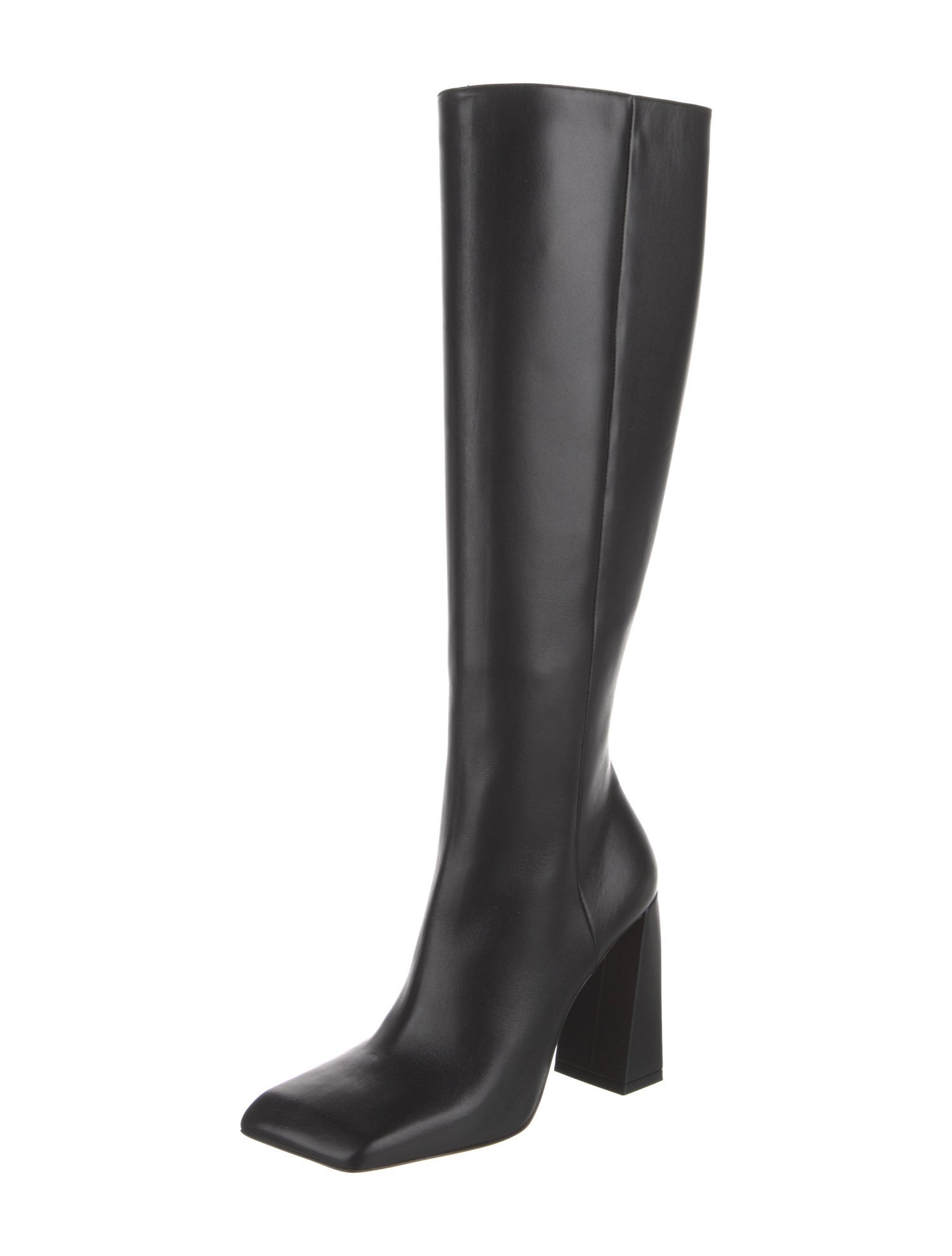 Amina Muaddi Leather Boots