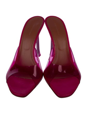 Amina Muaddi PVC Slides