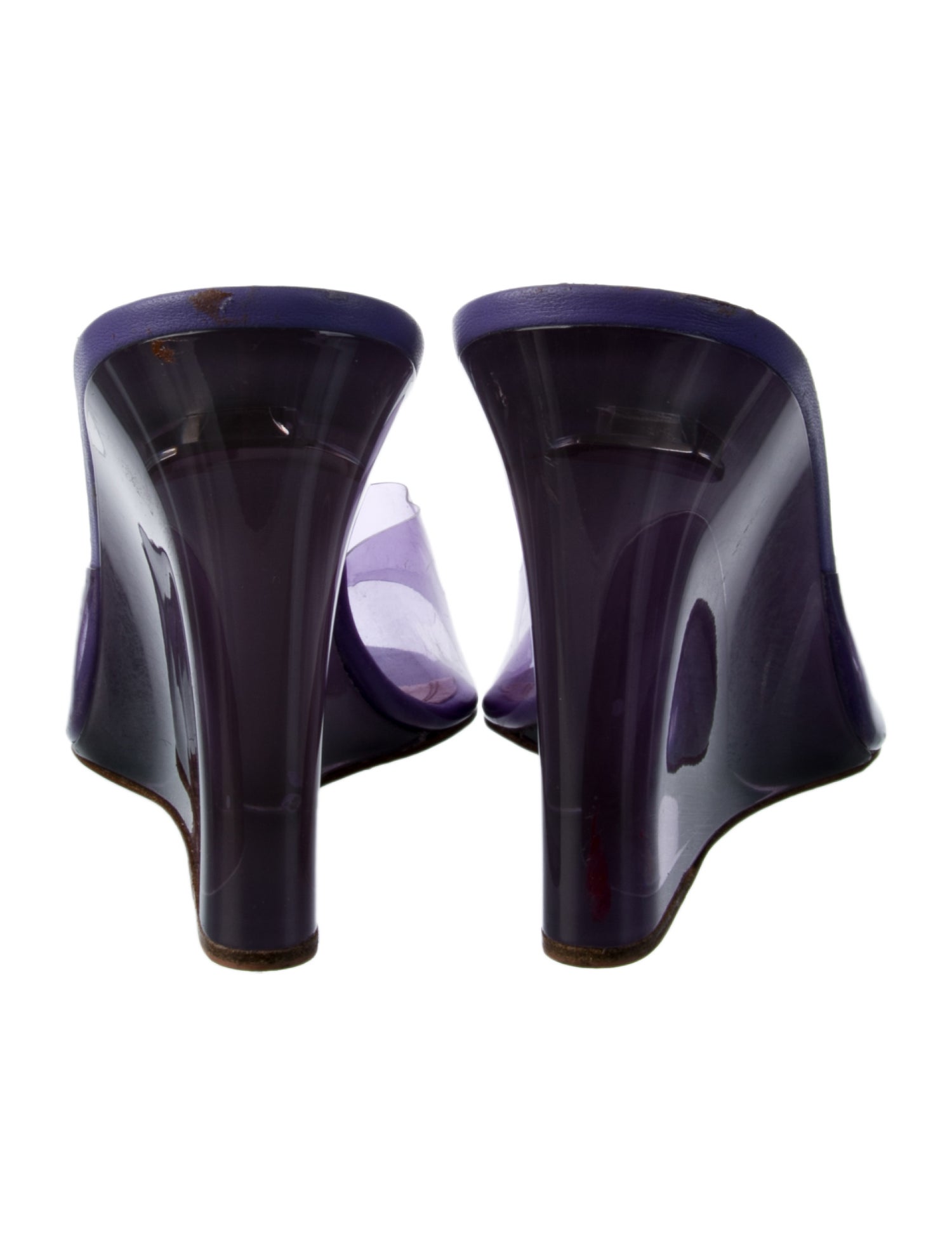 Amina Muaddi Lupita PVC Slides