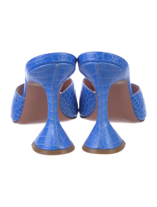 Amina Muaddi Lupita Leather Slides