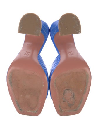 Amina Muaddi Lupita Leather Slides