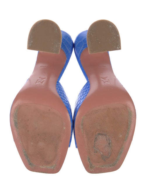 Amina Muaddi Lupita Leather Slides