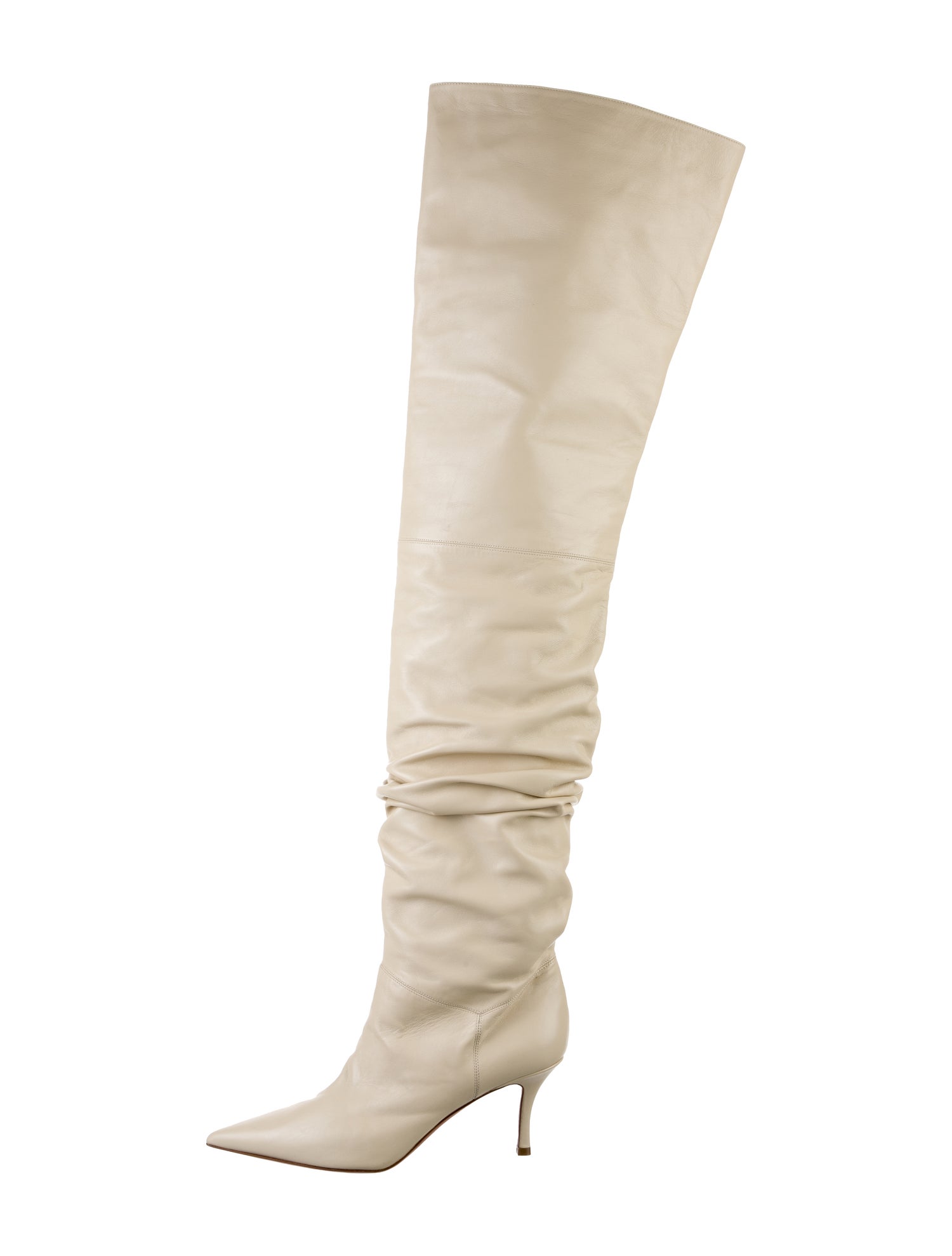 Amina Muaddi Jahleel Leather Boots