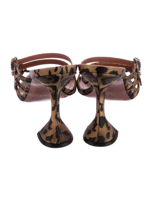 Amina Muaddi Robyn Satin Slides