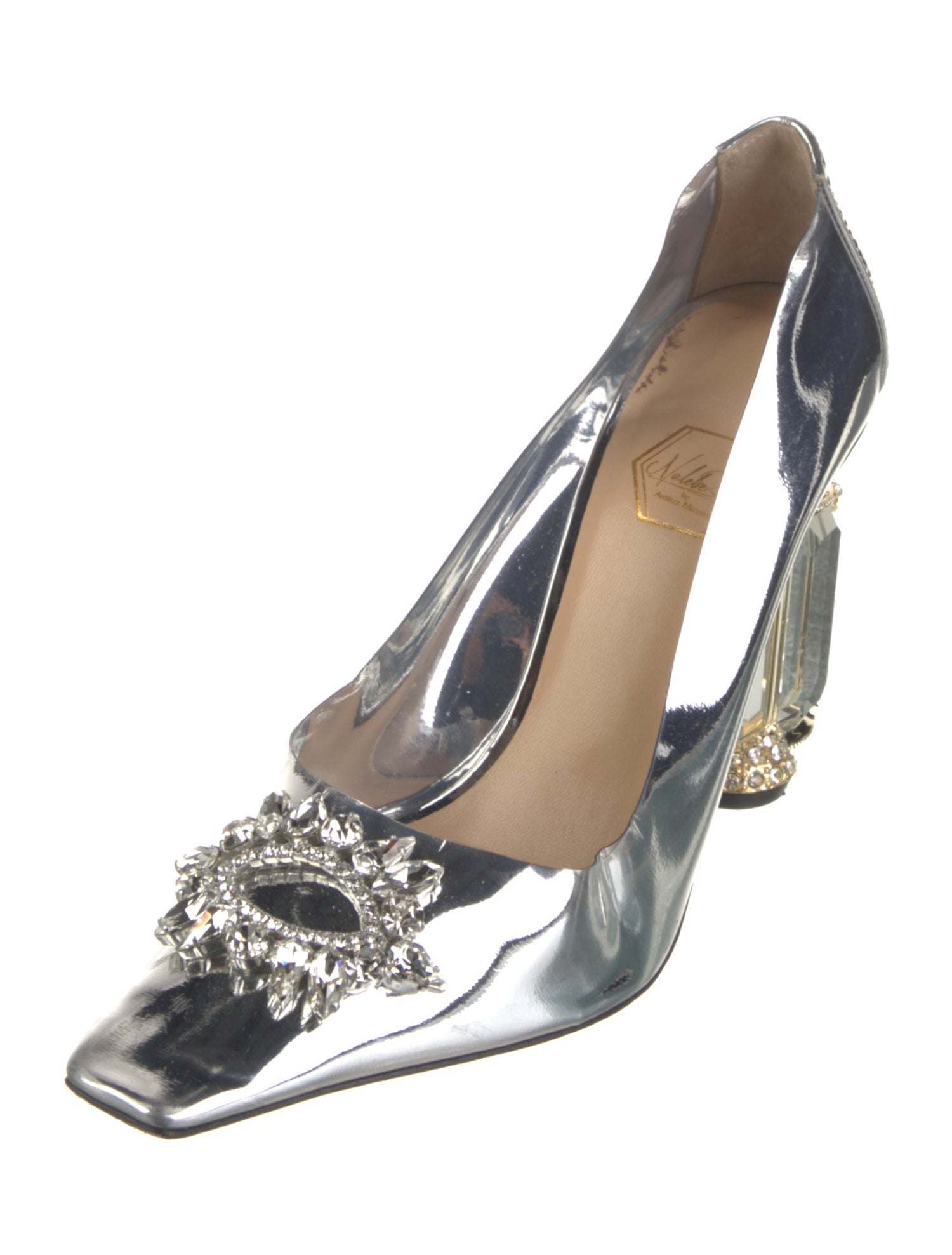 Nalebe Patent Leather Slingback Pumps