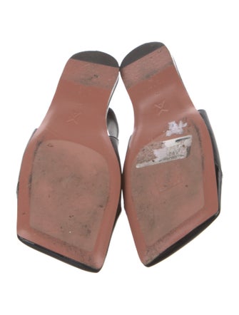 Amina Muaddi ANE Leather Slingback Flats