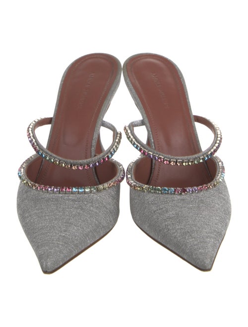 Amina Muaddi Gilda Satin Mules