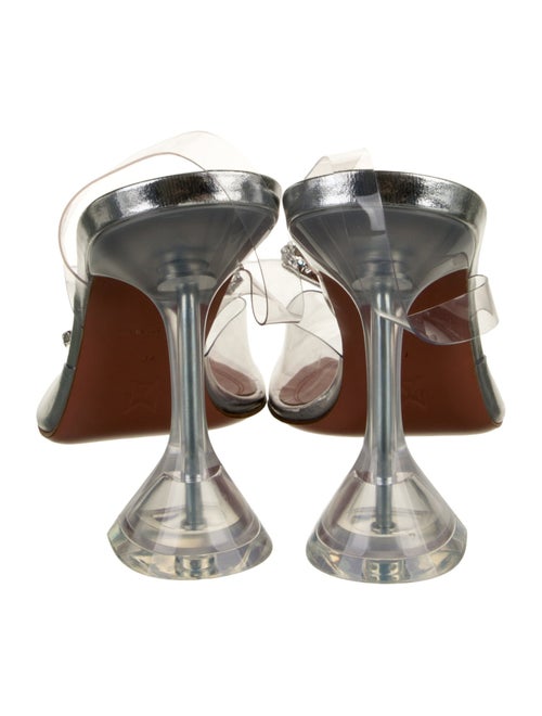 Amina Muaddi Rosie PVC Mules