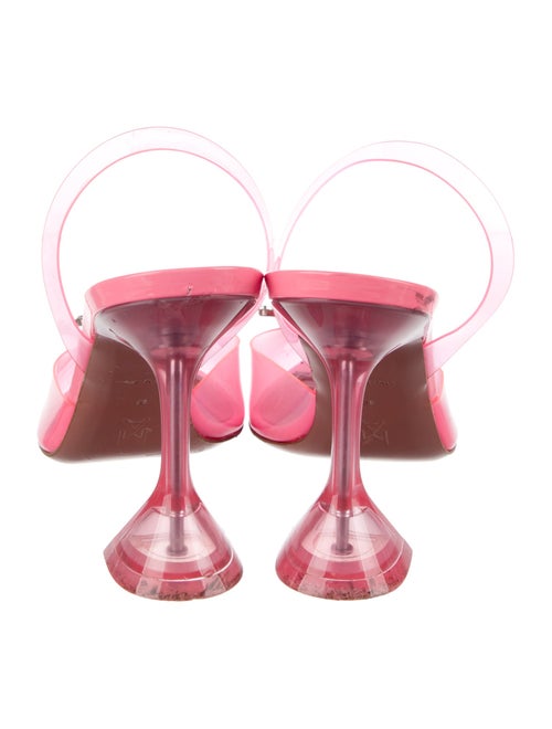 Amina Muaddi Begum PVC Slingback Pumps