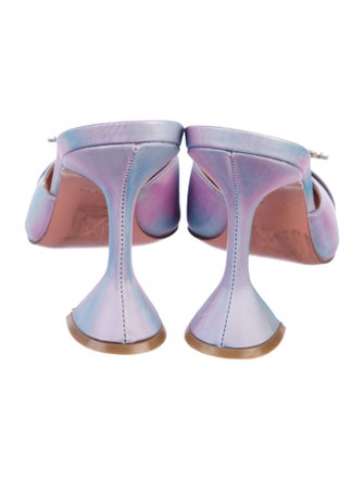 Amina Muaddi Begum Satin Mules