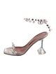 Amina Muaddi 2022 Julia Glass Sandals