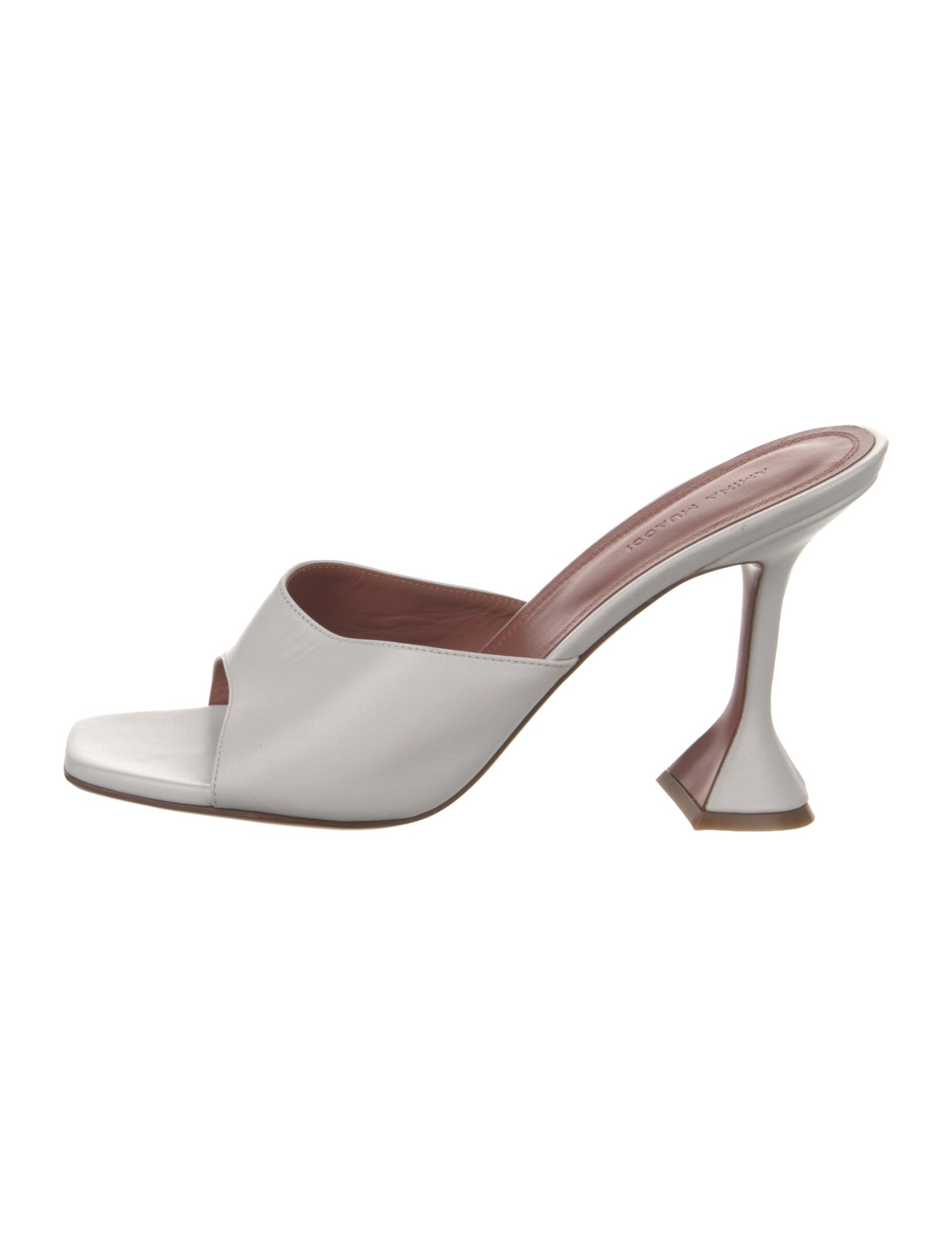 Amina Muaddi Lupita Leather Slides