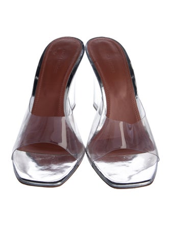 Amina Muaddi PVC Slides