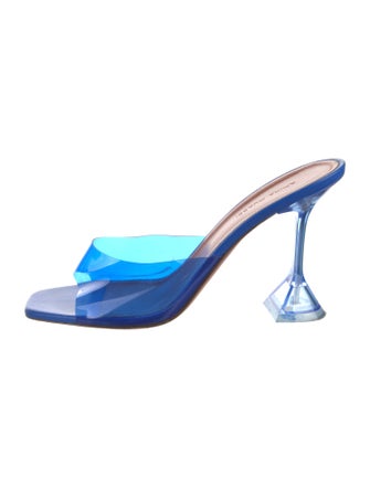 Amina Muaddi PVC Slides