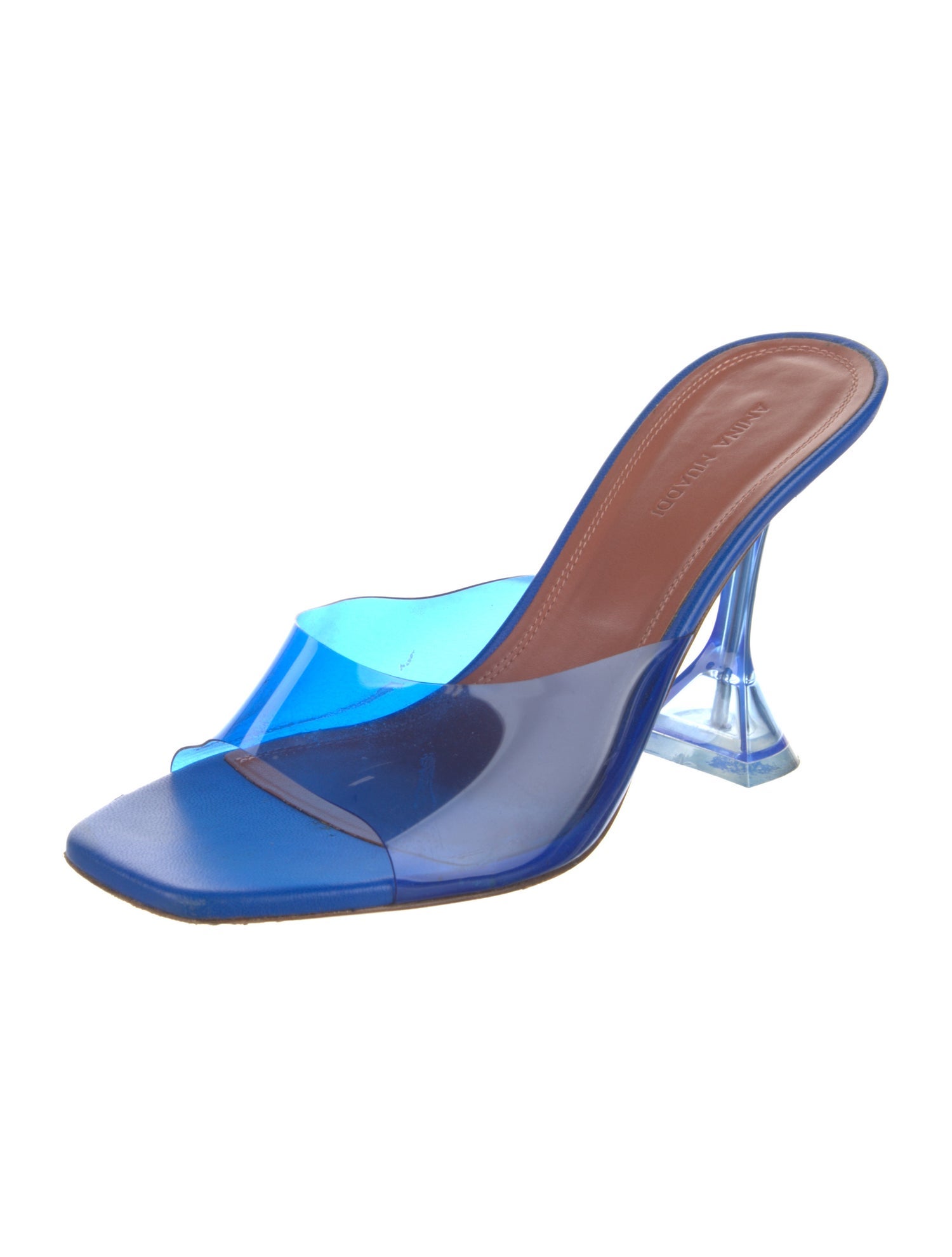 Amina Muaddi PVC Slides