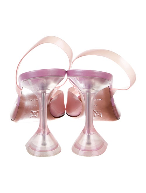 Amina Muaddi Begum PVC Slingback Pumps