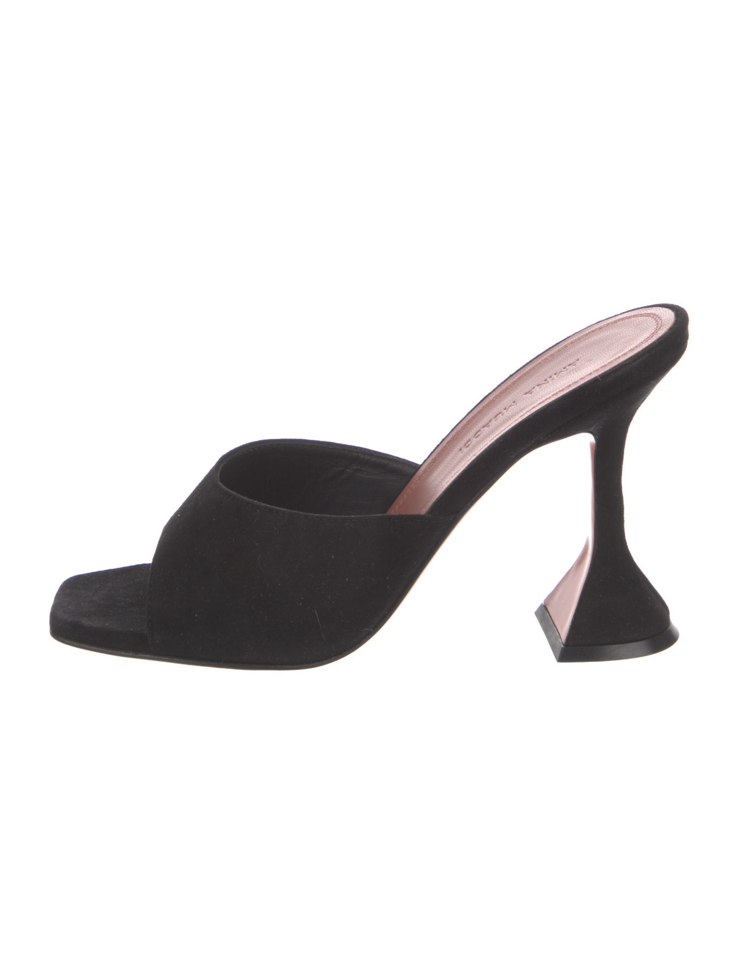 Amina Muaddi Lupita Suede Slides