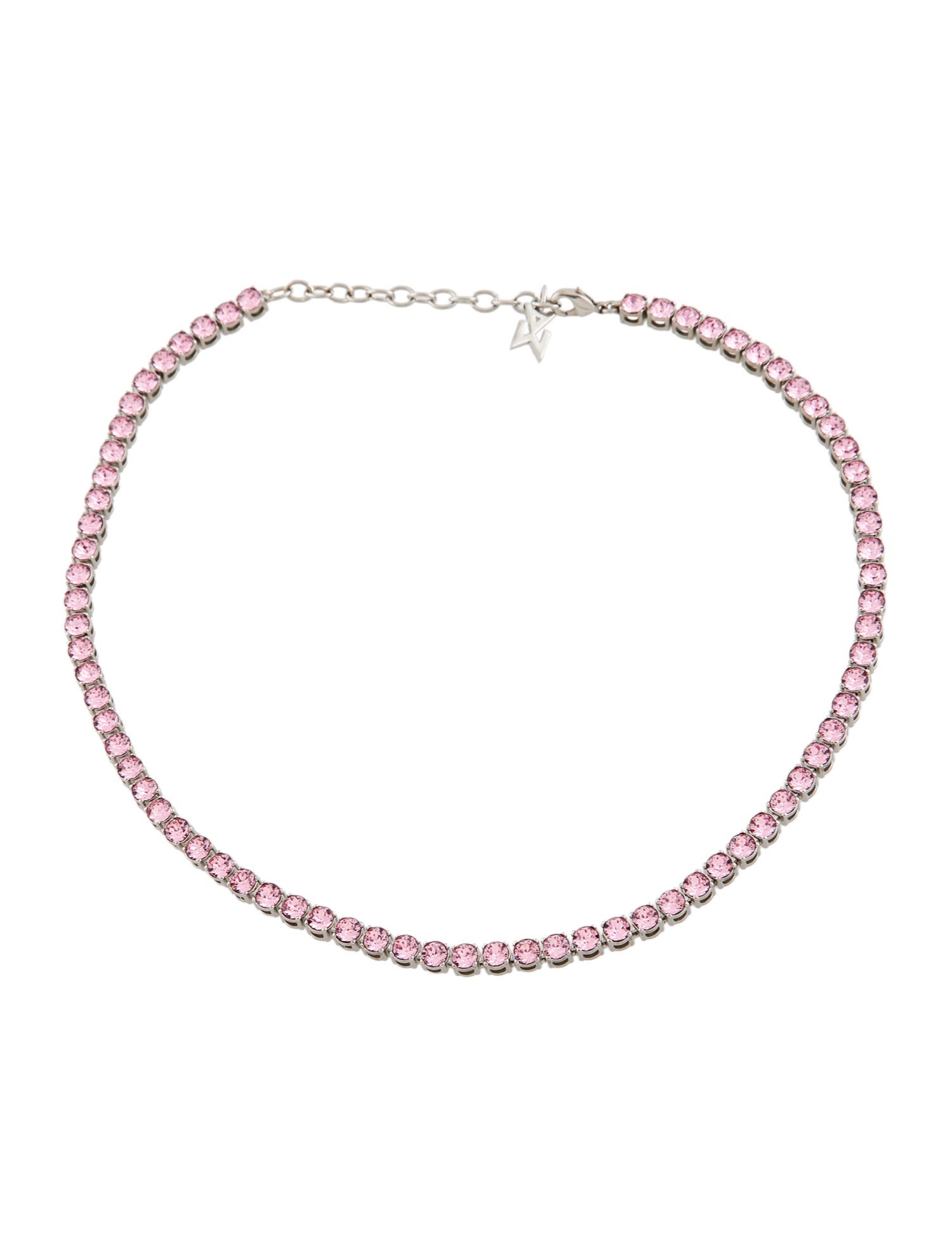 Amina Muaddi Crystal Tennis Choker Necklace