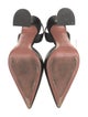 Amina Muaddi Holli Leather Slingback Pumps