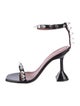 Amina Muaddi Patent Leather Sandals