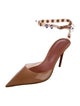 Amina Muaddi Julia PVC D'Orsay Pumps