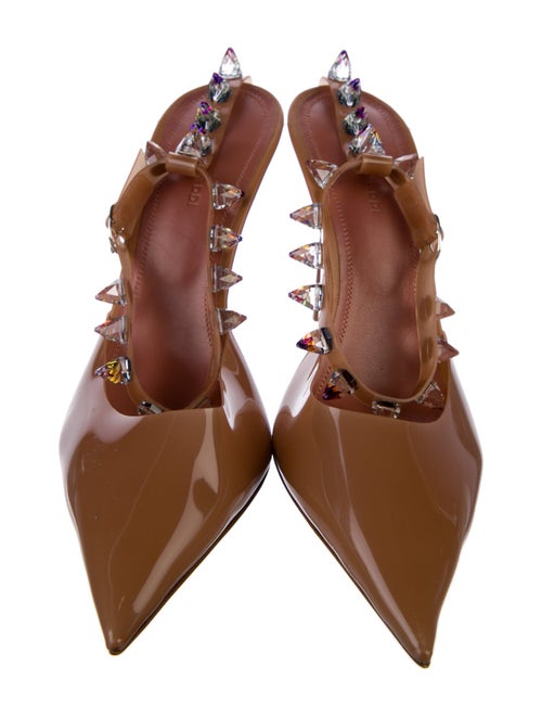 Amina Muaddi Julia PVC D'Orsay Pumps