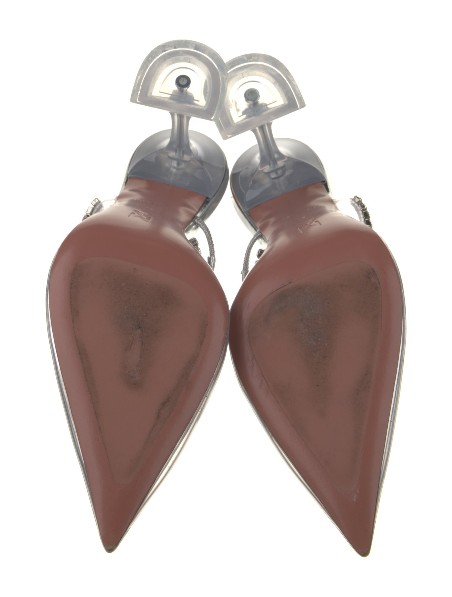 Amina Muaddi Gilda PVC Mules