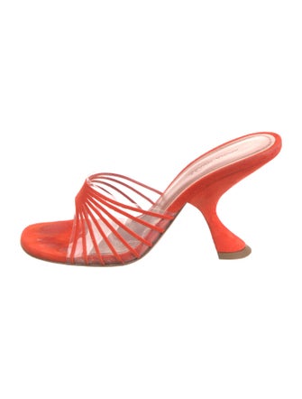 Amina Muaddi Mookie Suede Slides