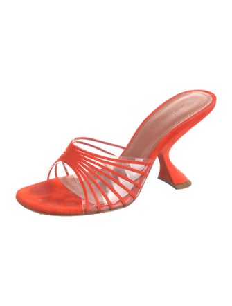 Amina Muaddi Mookie Suede Slides