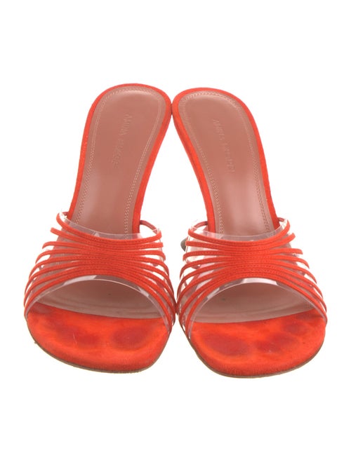 Amina Muaddi Mookie Suede Slides