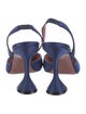Amina Muaddi Begum Satin Slingback Pumps