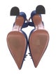 Amina Muaddi Begum Satin Slingback Pumps