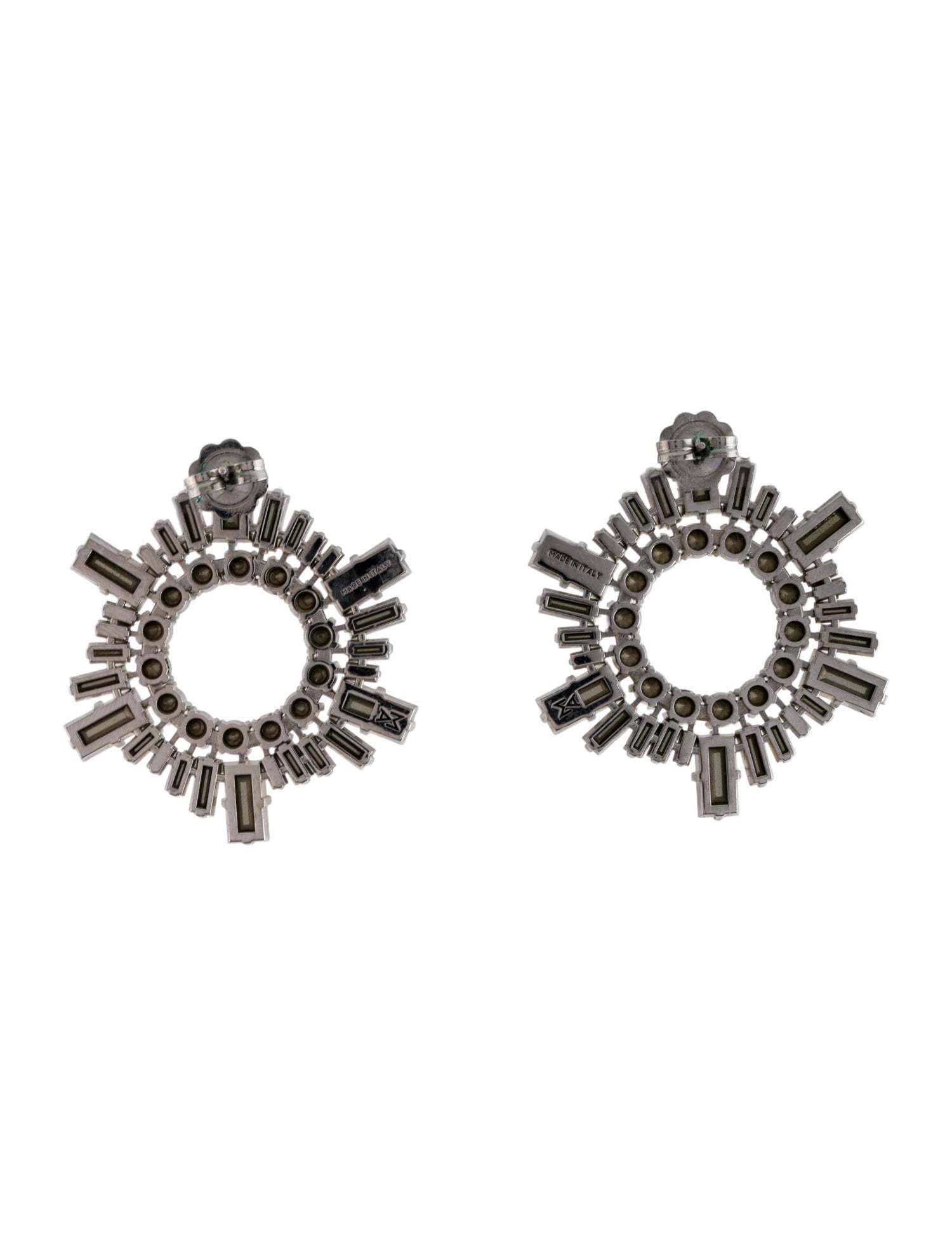 Amina Muaddi Crystal Begum Mini Drop Earrings